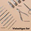 H&S Maniküre Set 14 teilig - Edelstahl Pediküre Set Produktbild-Vorschau 4