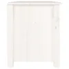Panca porta scarpe vidaXL bianca 70x38x45,5 cm in legno Anteprima dell’immagine prodotto 4