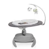 A baby bouncer chair with a mobile hanging above it, set against a white background. Produktbild-Vorschau