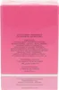 The back of a pink perfume box with ingredient and manufacturer information. Anteprima dell’immagine prodotto