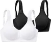 PETITE FLEUR T-Shirt-BH schwarz+weiß Größe 75 Cup B Produktbild-Vorschau 1
