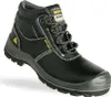 A black safety boot is shown against a white background. Produktbild-Vorschau