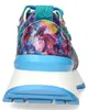 Laura Vita Damen Sneaker Metallic Plateau Floral TELLAO 09, Produktbild-Vorschau 5