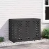 vidaXL Coperchio per aria condizionata nero 110 x 50 x 80 Anteprima dell’immagine prodotto 2
