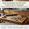 YARDIN - Lot de 6 couteaux de cuisine : ensemble moderne de Voir les images du produit 3
