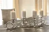 Fink Kerzenleuchter  silberfarben Aluminium, Edelstahl , Produktbild-Vorschau 4