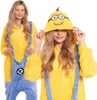Nikcorp Jumpsuit Pyjama Damen Kinder Onesie Figur Gelb L Produktbild-Vorschau 1