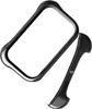A black aluminum bumper case and a black tool are shown against a white background. Voir les images du produit
