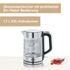 Severin Wasserkocher Glas/Edelstahl, 1,7L, 2200W, kompakt, Produktbild-Vorschau 2