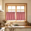 Scheibengardine Buffalo Plaid Landhausstil mit Rüschen Produktbild-Vorschau 2