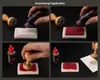 Encre pour tampon encreur et auto-encreur sans huile, rouge Voir les images du produit 7