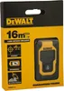 The image shows the retail packaging of a DeWalt laser distance measurer. Anteprima dell’immagine prodotto