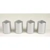 12x Stumpenkerze 4er Metallic Farbe Tischdekoration Produktbild-Vorschau 3