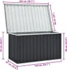Gartenbox Anthrazit 149x99x93 cm Produktbild-Vorschau 9