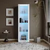 okwish Vitrinen Sideboard mit 3 Glasfächer für Badezimmer, Produktbild-Vorschau 3