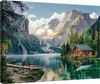 Leinwand Bilder Wandbilder Berge Natur 100x75 cm XXL Modern Produktbild-Vorschau 1