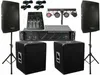 Das Komplett Set 14 DJ 25 cm Boxen Stativ 38 cm Subwoofer Produktbild-Vorschau 1