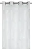 Gardine mit Ösen Ausbrenner Voile Halbkreise weiß 140x260cm Produktbild-Vorschau 2