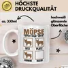 Möpse Hören Aufs Wort Tasse Geschenk Möpse Besitzer Mama Produktbild-Vorschau 3