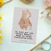 Mr. & Mrs. Panda Grußkarte Tischlerin Herz - Grau Pastell - Produktbild-Vorschau 2