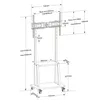 EFB Techly TV Wagen fur LCD/LED/Plasma TV 81,28cm 32Zoll - Produktbild-Vorschau 8