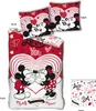 peřina Mickey & Minnie 140 x 200 cm polyester červená Náhled obrázku produktu 1