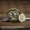 FABACH Eule Schlüsselanhänger Owly mit Gravur - Süßer Produktbild-Vorschau 4