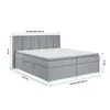 FEDVE Boxspringbett Schlafzimmerbett KIOTO mit 2 Produktbild-Vorschau 4