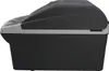 Side view of a black and gray portable cooler. Podgląd zdjęcia produktu