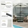 Parasol COSTWAY 300 cm résistant au vent, stable, parasol Voir les images du produit 7