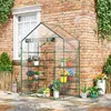 Outsunny Foliengewächshaus begehbares Gartenhaus mit 6 Produktbild-Vorschau 2