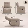 HOMCOM Relaxsessel, TV-Sessel mit Massage & Wärme, Braun Produktbild-Vorschau 3
