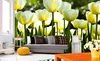 Fototapete - White Tulips 375x250cm - Vliestapete Produktbild-Vorschau 2