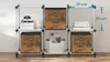 Aufbewahrungsbox, 6er Set, Ordnungsboxen, Vliesstoff, 30 x Produktbild-Vorschau 5