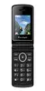 A black flip phone is shown against a white background. Produktbild-Vorschau