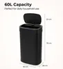 Five Stars® Mülleimer mit Sensor - 60 Liter - Edelstahl - Produktbild-Vorschau 8