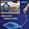 Bituxx Scherenwagenheber 2000 Kg mit Gummiauflage und Produktbild-Vorschau 6