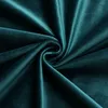 Samtvorhang 140 x 245 cm mit Öse wasserabweisend Petrol - Produktbild-Vorschau 3