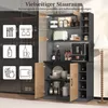 Merax Armoire de cuisine avec éclairage d'ambiance LED et Voir les images du produit 3