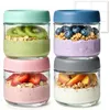 Gläserne Joghurtbecher 300 ml, 4er-Set für Overnight Oats Produktbild-Vorschau