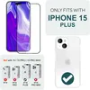 2x ochranné sklo s aplikátorom pre iPhone 15 Plus ochranná Náhľad obrázku produktu 4