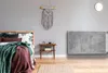 Magnetický kryt topného tělesa 100x60 cm - šedý, betonový Náhled obrázku produktu 5