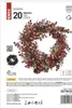 EMOS LED dekorierter Weihnachtskranz, 38 cm, 3x AA, Innen, Produktbild-Vorschau 10