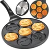Padella per frittelle 7 faccine rivestimento ceramico Anteprima dell’immagine prodotto 3
