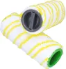 Two cleaning rollers with yellow stripes and gray and green ends, set against a white background. Anteprima dell’immagine prodotto