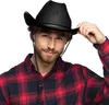 Chapeau de cowboy noir pour adultes taille unique Voir les images du produit 3