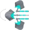 Collage showing different angles and extensions of a telescopic broom head. Náhľad obrázku produktu