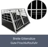 Juskys Alu Hunde-Transportbox XL - 96 × 90 × 71 cm – Auto Produktbild-Vorschau 11