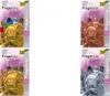 A collage of four product packaging images, each featuring a different colored embossed foil sheet with a sun face design. Náhľad obrázku produktu