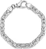 SILBERKETTEN STORE Königskette Armband 7mm - 925 Silber - Produktbild-Vorschau 1